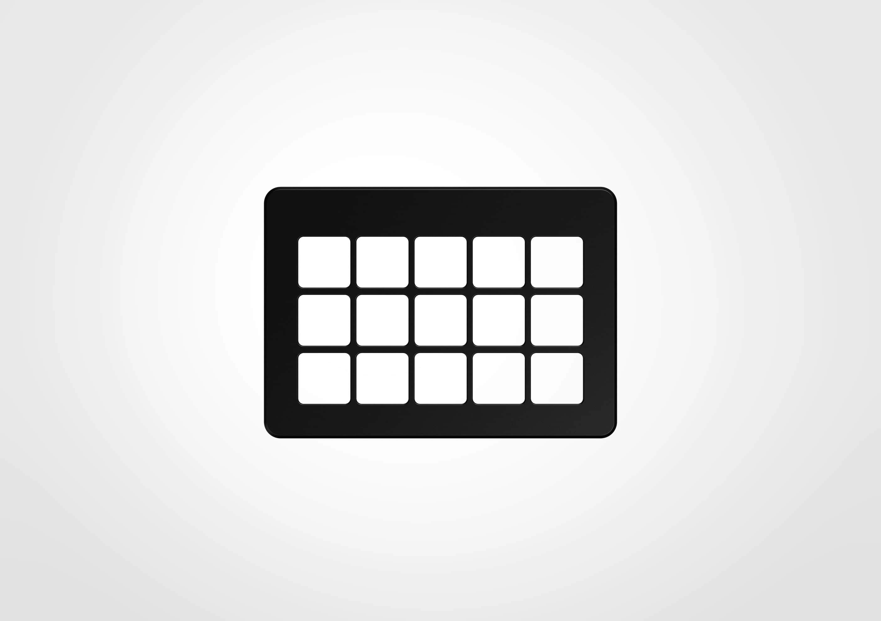 Stream Deck Scissor Keys Faceplate Plain | Elgato
